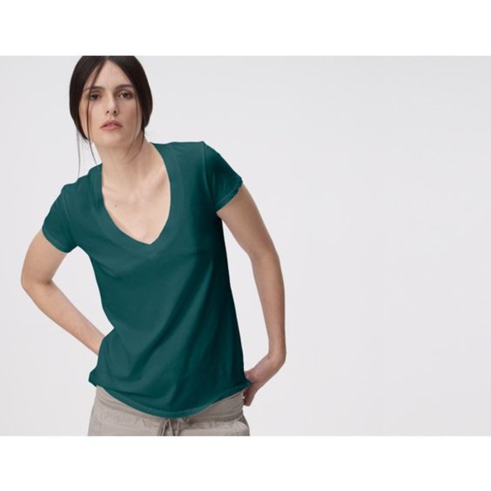 ISO James Perse Size 3 T shirts Vneck /Low Round